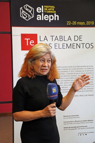 El Aleph. Exposición La tabla de los elementos