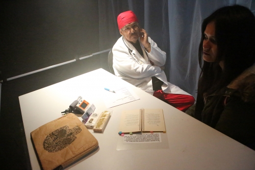 Teatro y voz experimental Mis humores, estudio poético sobre la enfermedad