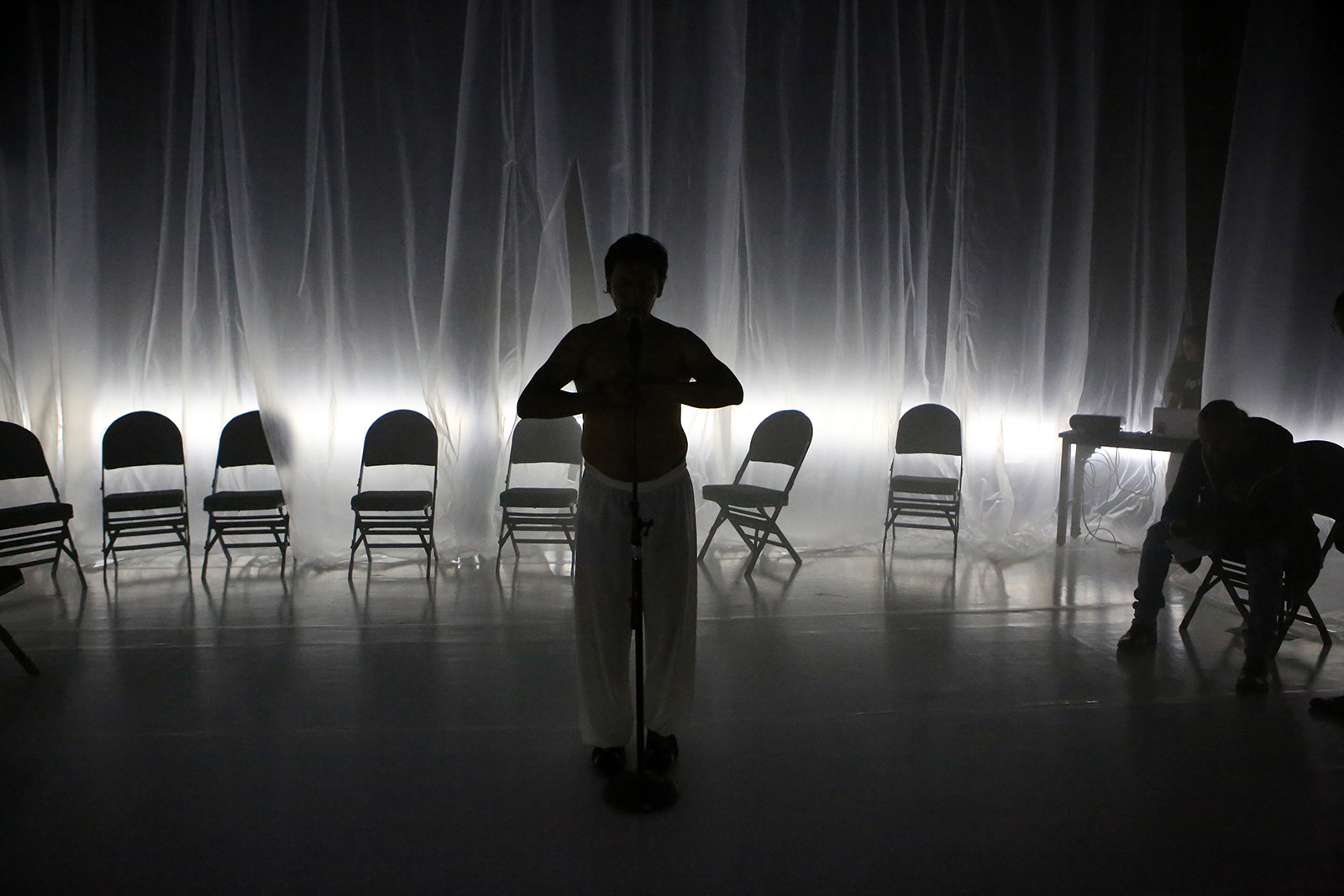 Teatro y voz experimental Mis humores, estudio poético sobre la enfermedad